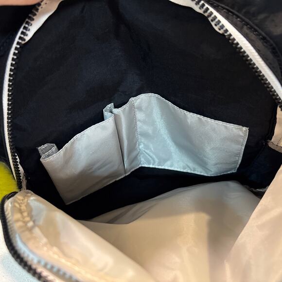 NWT Kipling Seoul Large Backpack True Black Rainbow Laptop Protection Authentic - Picture 10 of 12